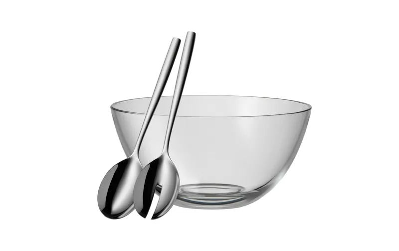 WMF Salatschüssel mit Besteck 23.5 cm, 1 pezzi, trasparente