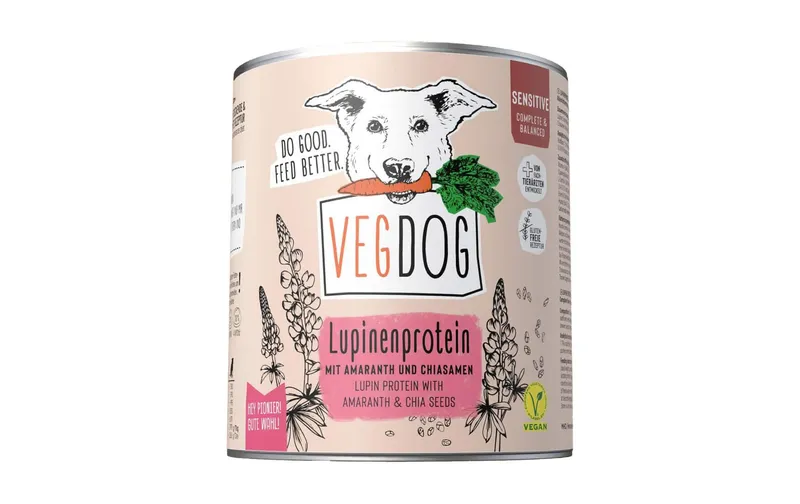 Vegdog Nassfutter Sensitive Lupinenprotein 800 g