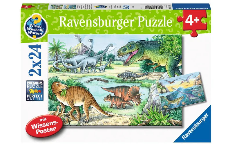 Ravensburger Saurier e ihre Lebensräume
