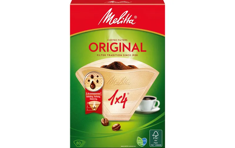 Melitta Filtertüte Original 1 x 4 / 80 pezzi 1x4 80 pezzi