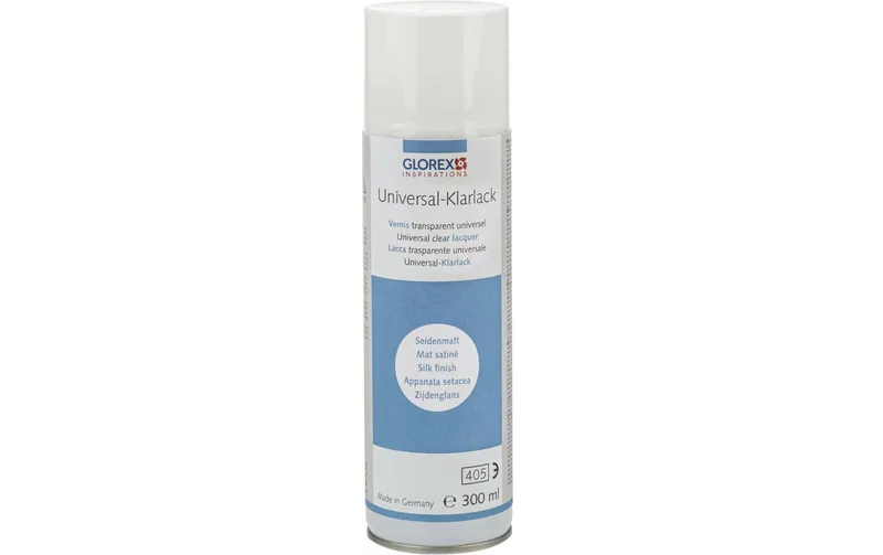 Glorex Mattlack 300 ml, Transparent, Seidenmatt