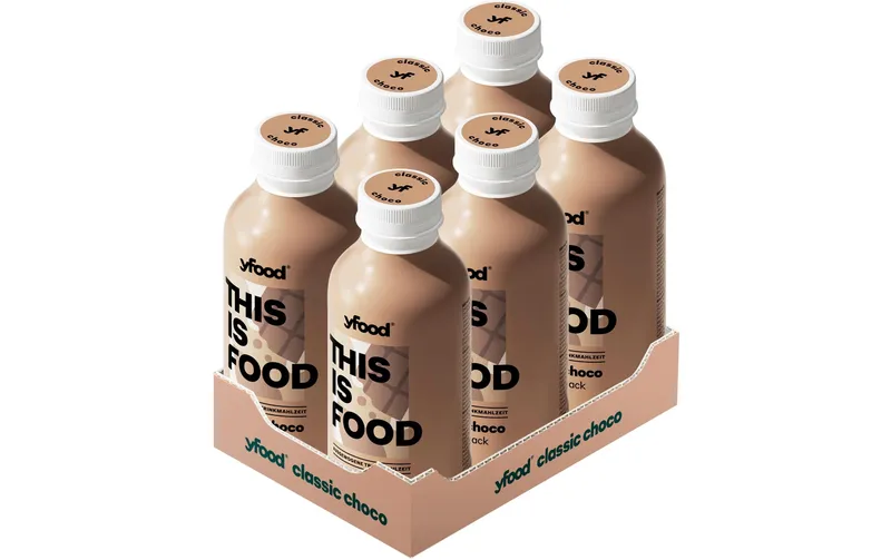 YFOOD Trinkmahlzeit Classic Choco 6 x 500 ml