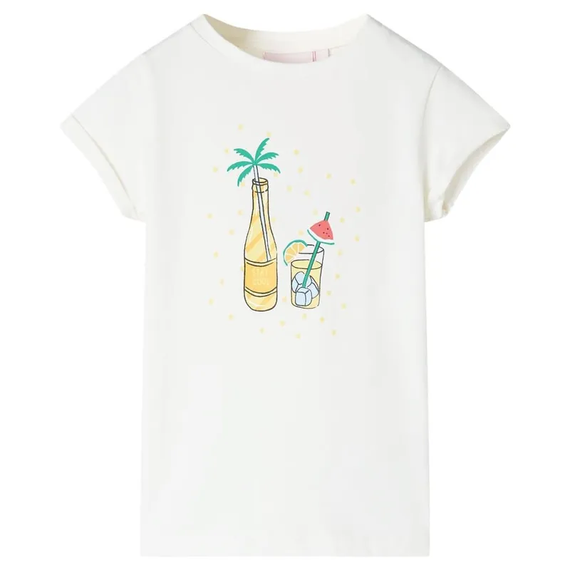 T-shirt pour enfants écru 116