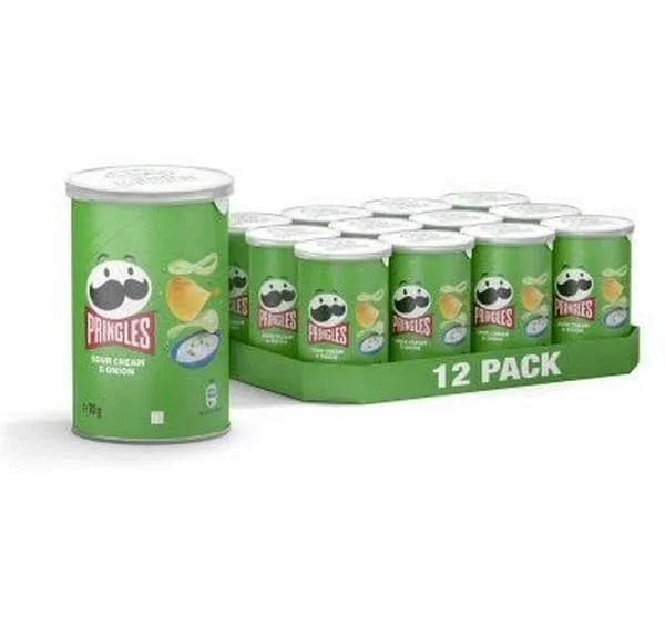 Pringles Chips Sour Cream & Onion 12 x 70 g