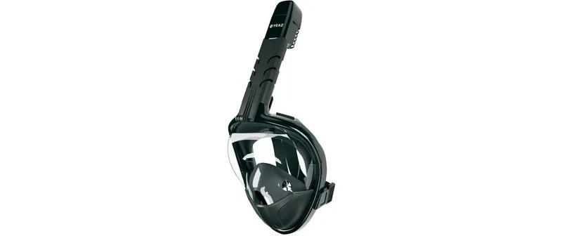 YEAZ Ocean View Snorkel Mask Schwarz, S-M