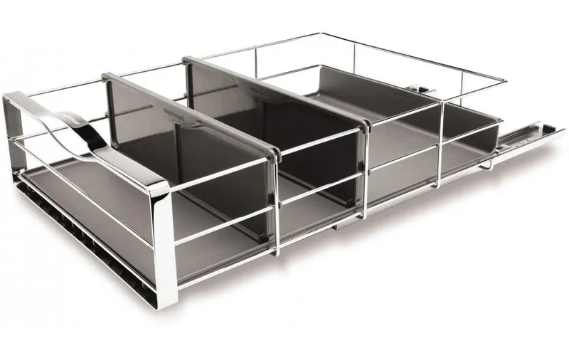 Simplehuman Organizer 35 x 50.8 cm, Silber/grey