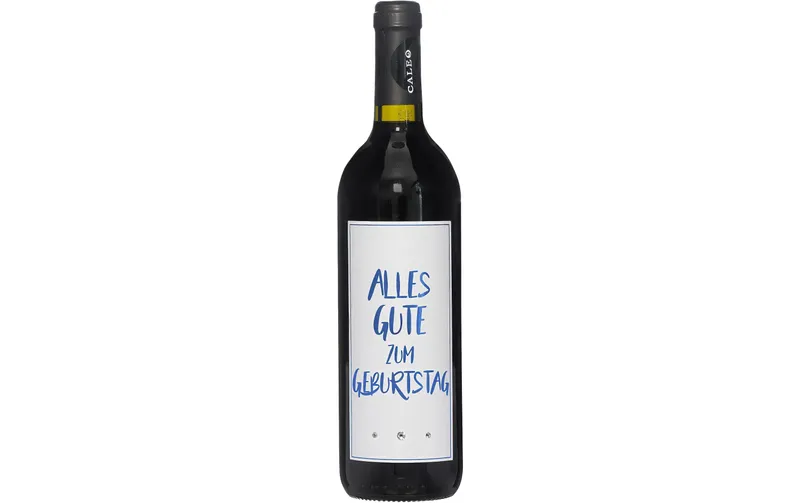 Dreams and Fantasy Geschenkidee rougewein Alles Gute zum Geburtstag bleu, 750 ml