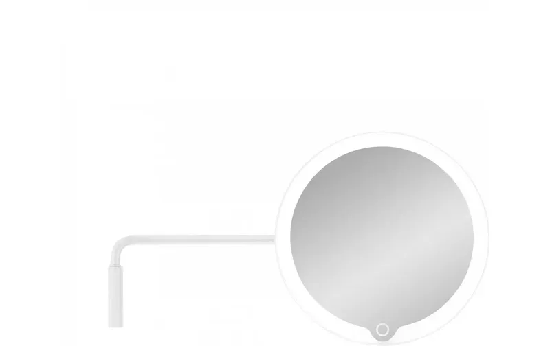 Blomus Kosmetikspiegel LED MODO mit Wandhalterung, blanc