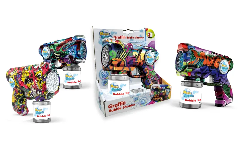 Meili Magic Bubble Graffiti Blaster assortiert