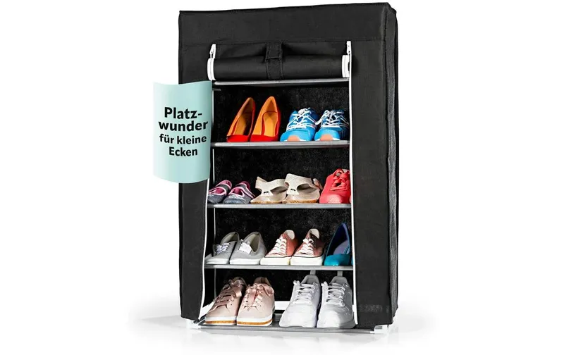 EASYmaxx Schuhschrank 60 x 90 cm, nero