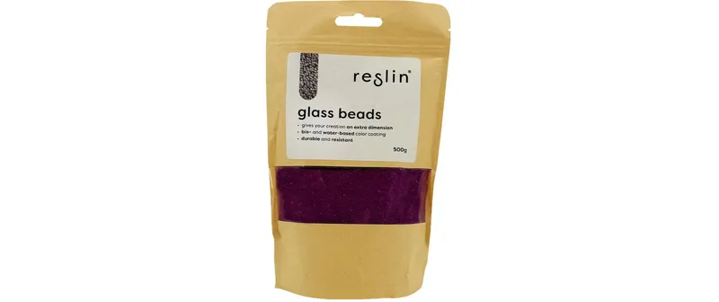Reslin glassperlen 500 g Lavendel
