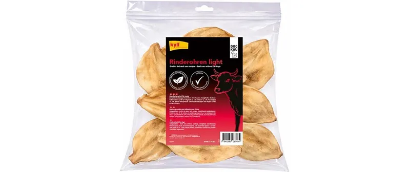 kyli Kausnack Rinderohren light 10 pièces