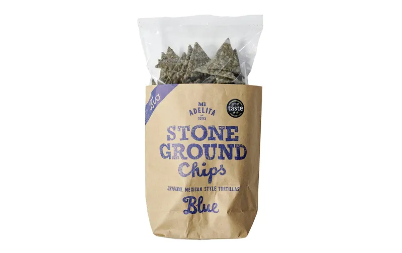 Mi Adelita Bio Tortilla Chips Blue Corn 150 g