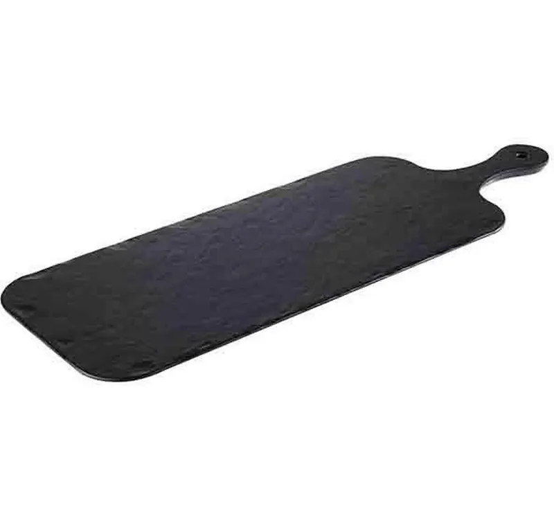 APS Servierplatte Slate Rock 48 cm x 20 cm, noir