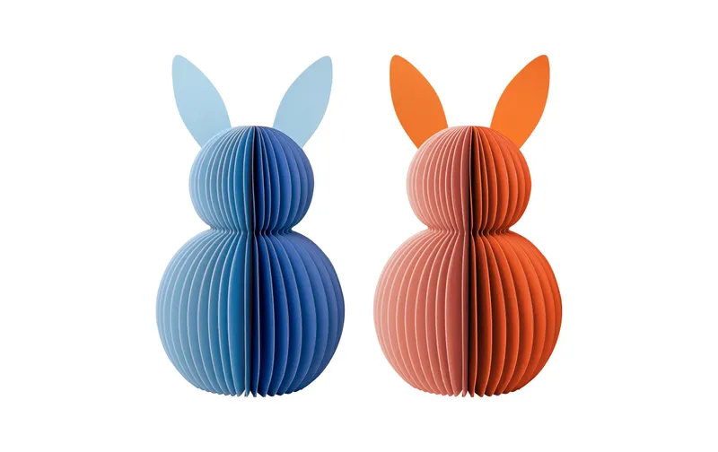 Remember Aufsteller Tulip 2 pièces, bleu/Orange