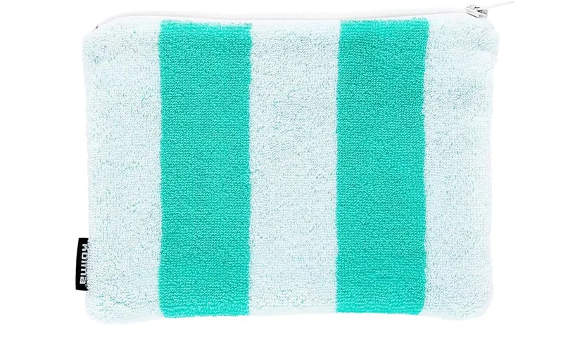 Kolma Necessaire Stripy 24 x 18.5 cm, Caribbean/Weiss