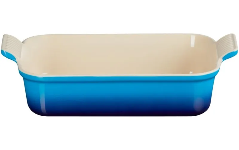 Le Creuset Auflaufform 32 cm, Eckig, Azur