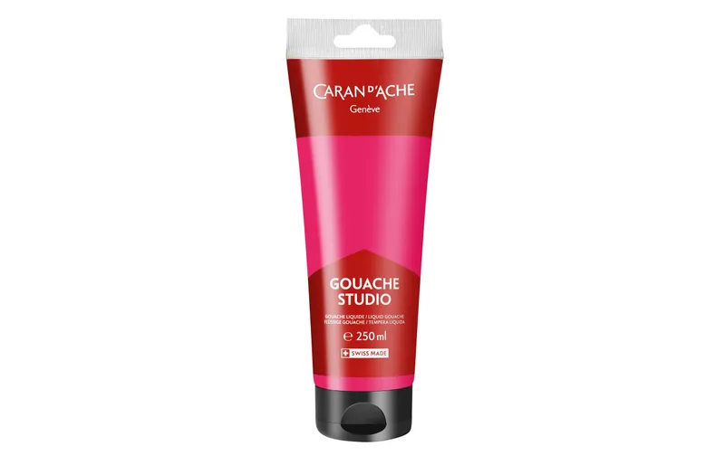 Caran d'Ache Wasserfarbe Gouache Studio 250 ml, Neonpink