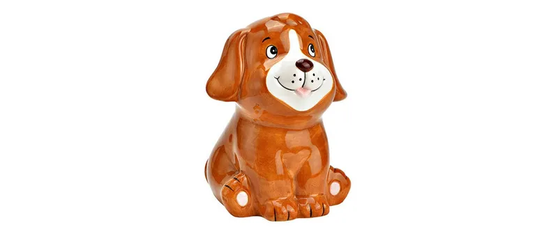 G. Wurm Spardose Hund 12 x 17 x 12 cm