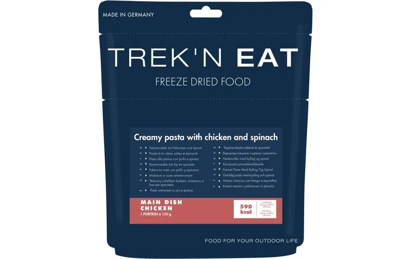 Trek 'N Eat Hauptgericht Sahnenudeln avec Hühnchen et Spinat