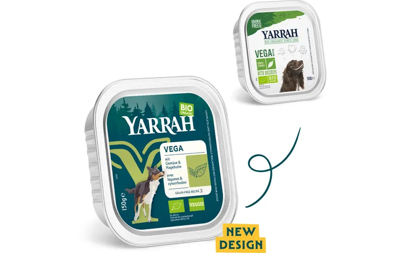 Yarrah Nassfutter Bio Vega Bröckchen 150 g