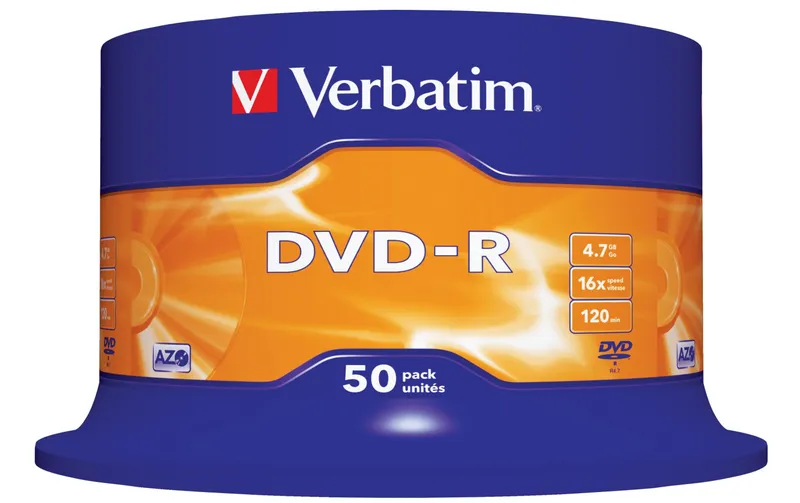 Verbatim DVD-R 4.7 GB, Spindel (50 Stück)