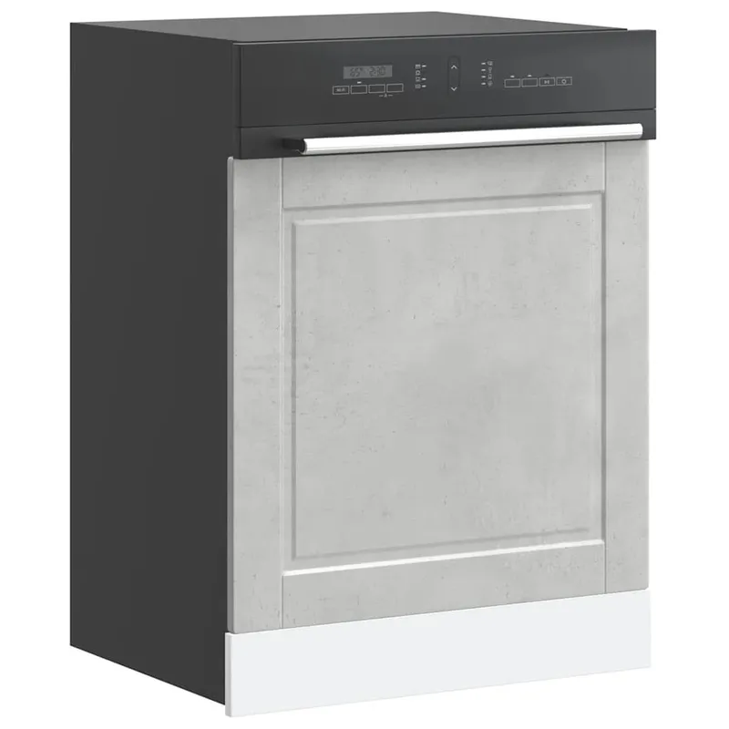 Geschirrspülerblende Porto Betongrau 60x1,5x57 cm Holzwerkstoff