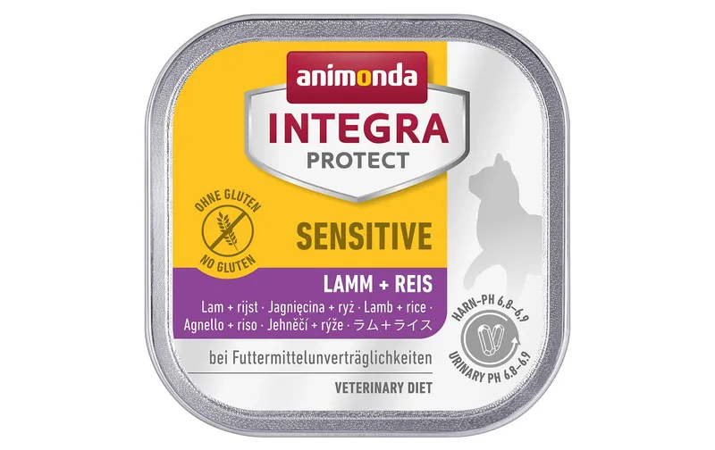 Animonda Integra Protect Nassfutter Sensitive Lamm & Reis, 100 g
