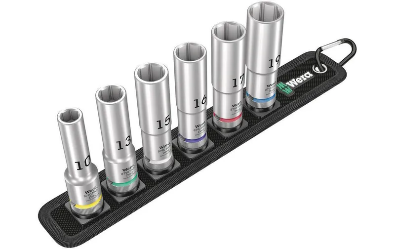 Wera Steckschlüsseleinsatz Belt C Deep 1, 1/2" 6-teilig