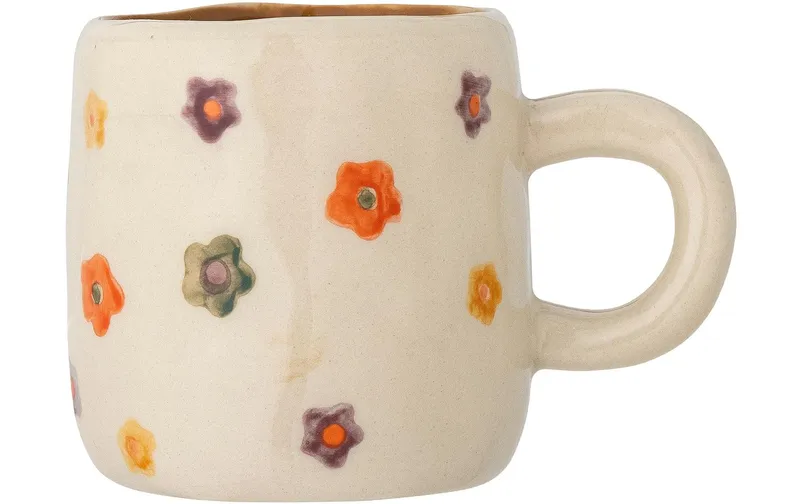 Bloomingville Universaltasse Addy 130 ml, 1 pièces, Beige/blanc