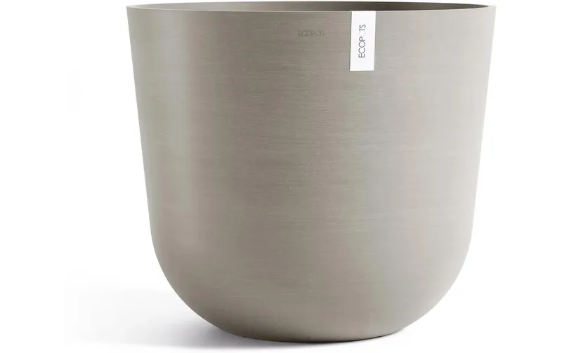 Ecopots Blumentopf Oslo Ø 65 cm Taupe