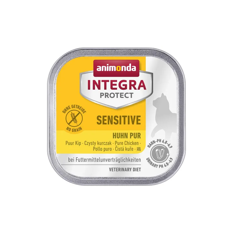 Animonda Integra Protect Nassfutter Sensitive Huhn pur, 100 g