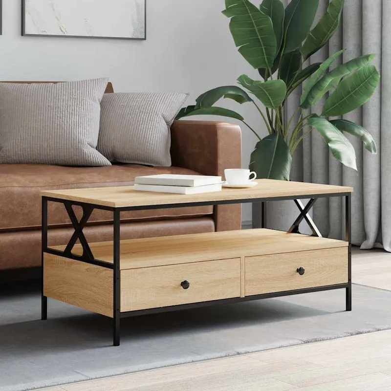Couchtisch Sonoma-Eiche 100x51x45 cm Holzwerkstoff
