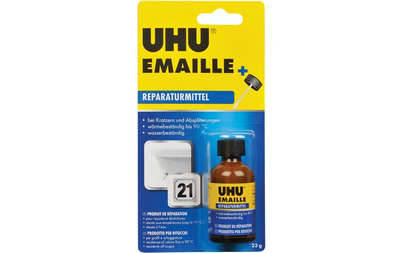 UHU Kleber Emaille bianco 23g