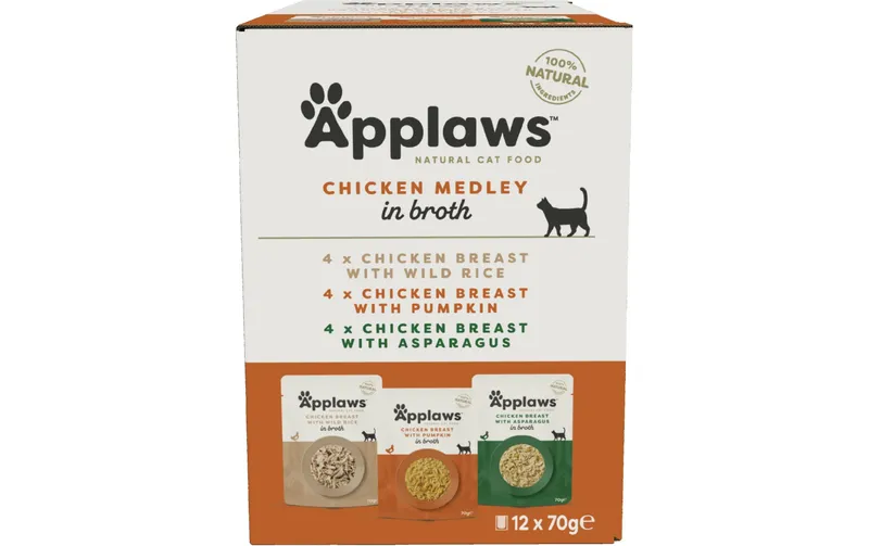 Applaws Nassfutter Multipack Chicken Selection 12 x 70 g