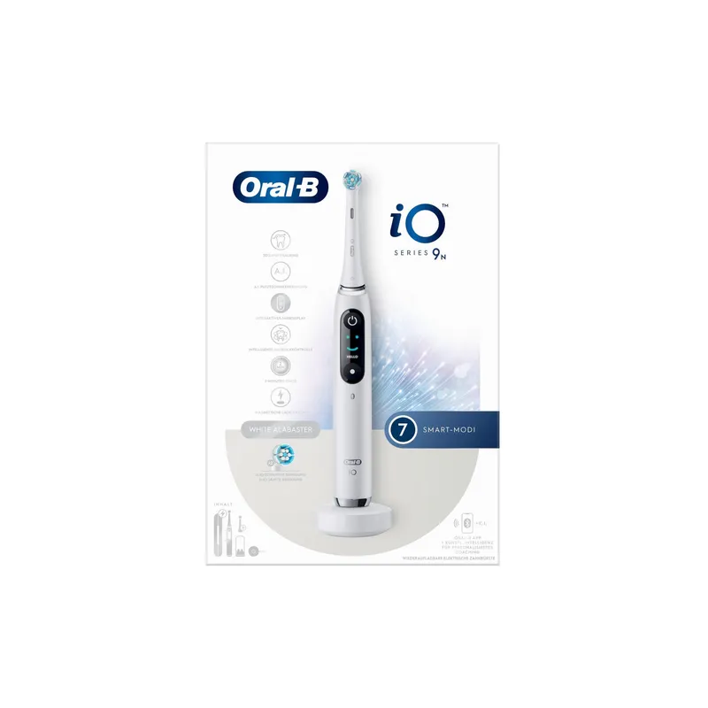 Oral-B Mikrovibrationszahnbürste iO Series 9N White Alabaster