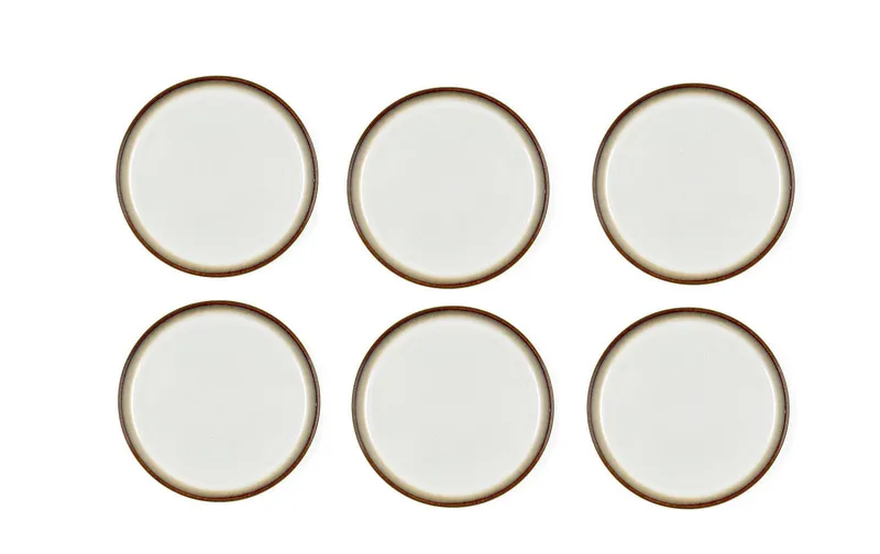 Bitz Frühstücks- & Dessertteller Ø 21 cm, 6 pièces, gris/Crème
