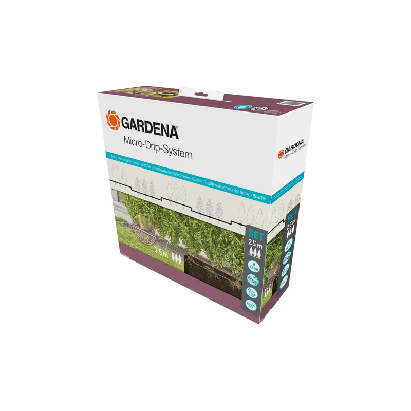 GARDENA Start-Set Tropfbewässerung Sträucher 25 m Micro-Drip-System