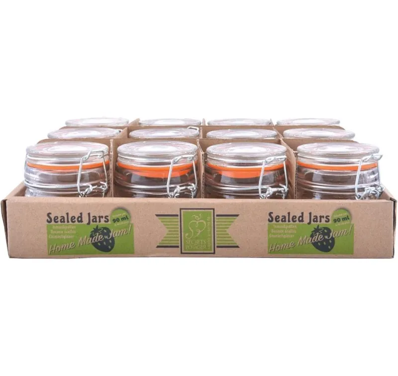 Esschert Design Einmachglas 90 ml, 12 pièces
