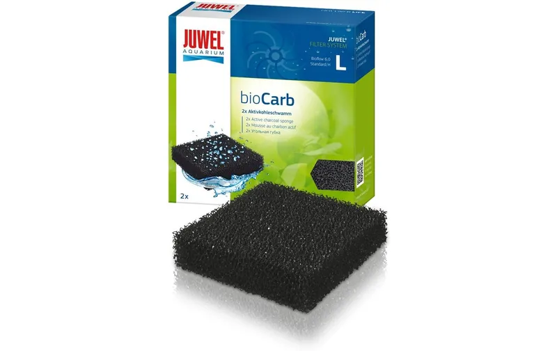 Juwel Kohleschwamm bioCarb L, 2 Stück