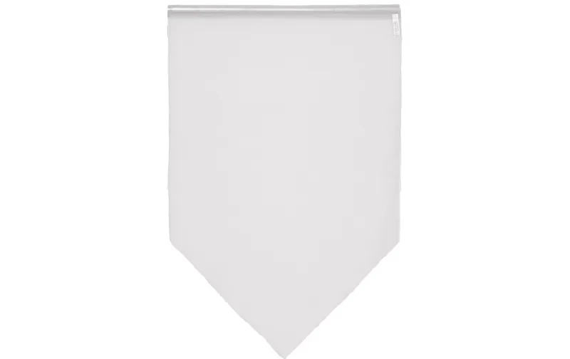 Hubatka Tagvorhang Uni 2er Set,45 cm x 60 cm, Weiss