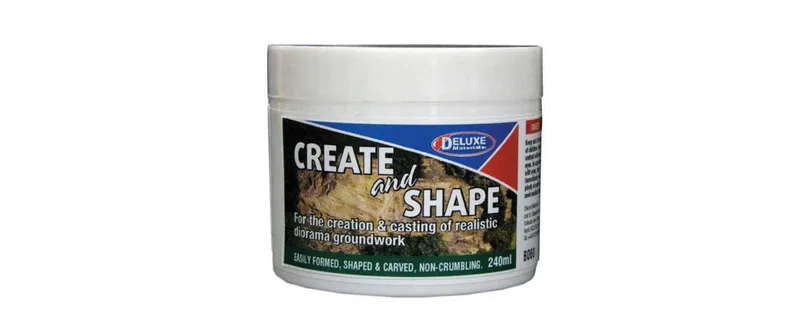 Deluxe Materials Modelliermasse Create and Shape 240 ml, blanc