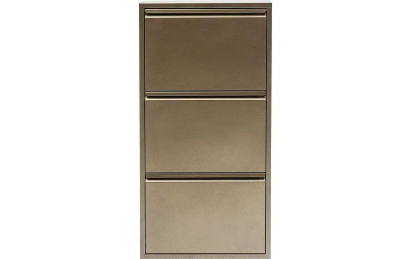 Kare Schuhschrank Caruso 100 x 50 cm, Bronze