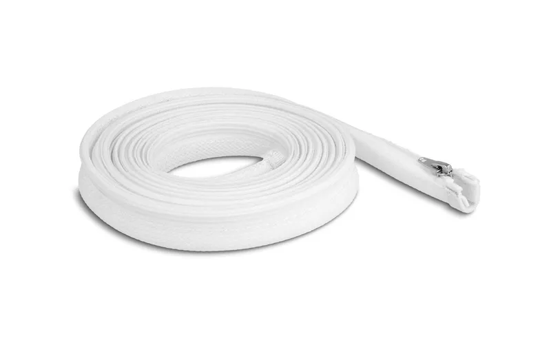 Delock Geflechtschlauch mit Reissverschluss 3 m x 20 mm bianco