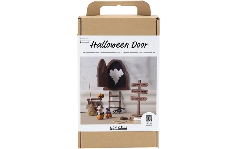 Creativ Company Bastelset Halloween Wichteltür 12-teilig