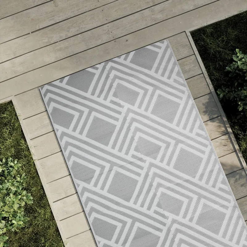 Tapis d'extérieur ARAKIL gris 80 x 150 cm PP