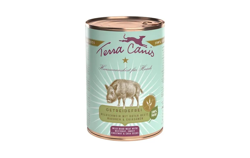 Terra Canis Nassfutter Getreidefrei Wildschwein, 400 g