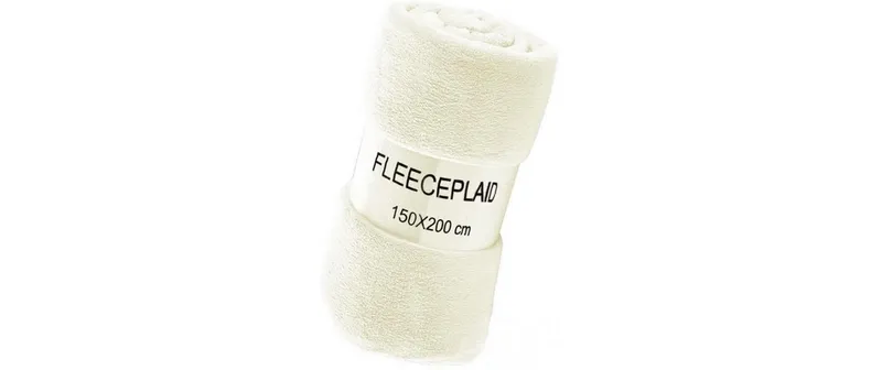 Flair Decke Coral 150 x 200 cm, Wollweiss