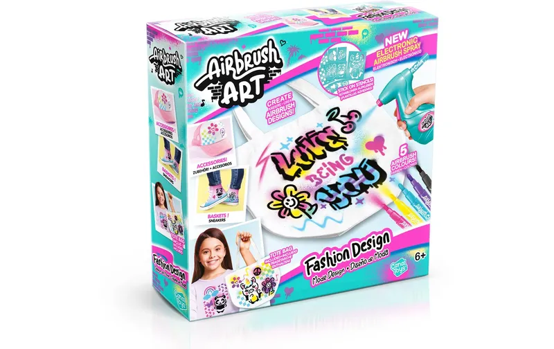 Canal Toys Bastelset Airbrush Art Fashion Design Kit
