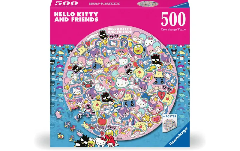 Ravensburger Puzzle Hello Kitty 500 Teile, rund